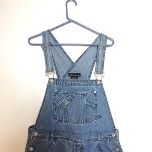 Denim short overalls XL