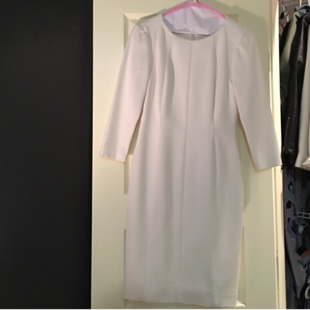 Antonio Melani white long sleeve dress