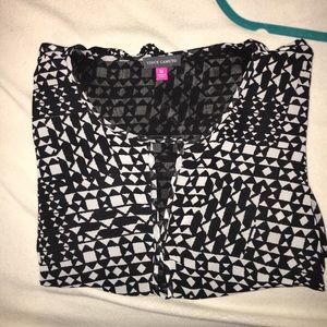 Three quarter length sleeve blouse