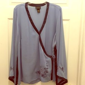 Lane Bryant Sheer Kimono Top 22/24