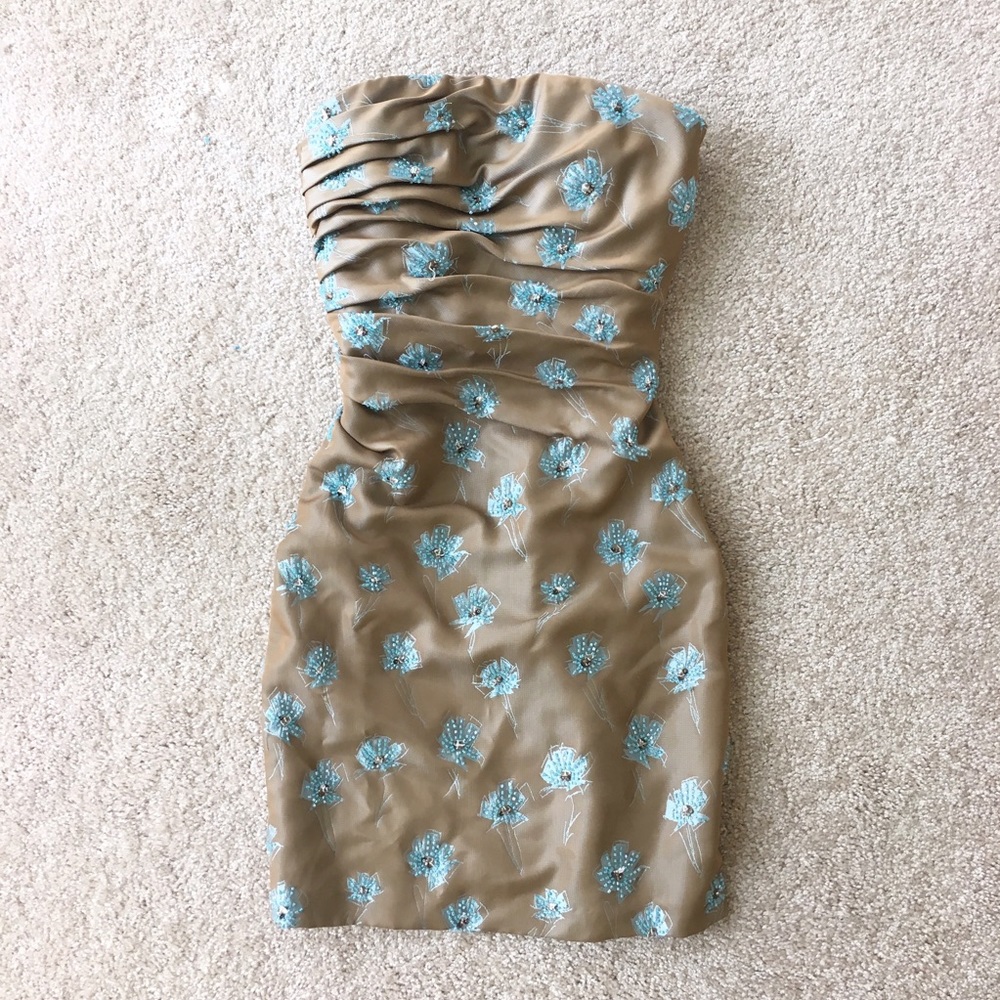 Carmen Marc Valvo black label cocktail dress