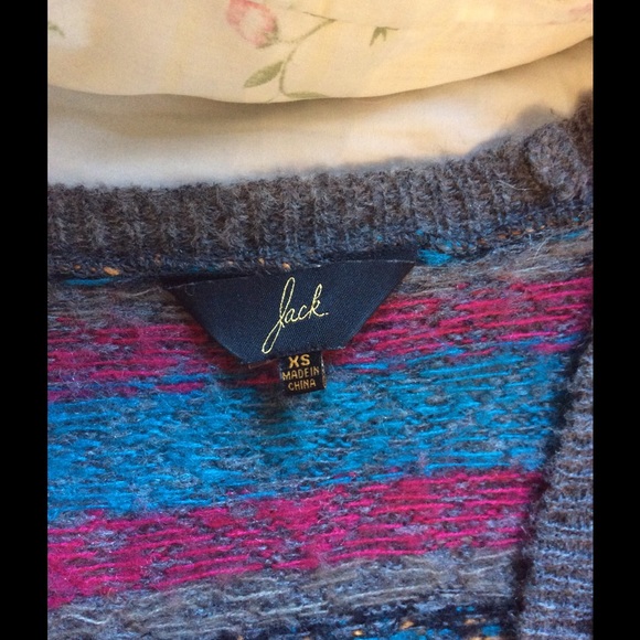 JACK BB Dakota printed sweater cardigan - Picture 2 of 3