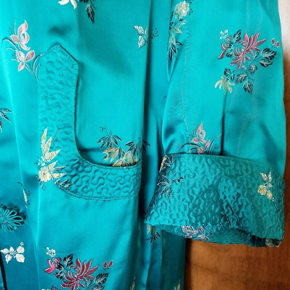 gorgeous 100% silk robe vintage - Picture 3 of 6