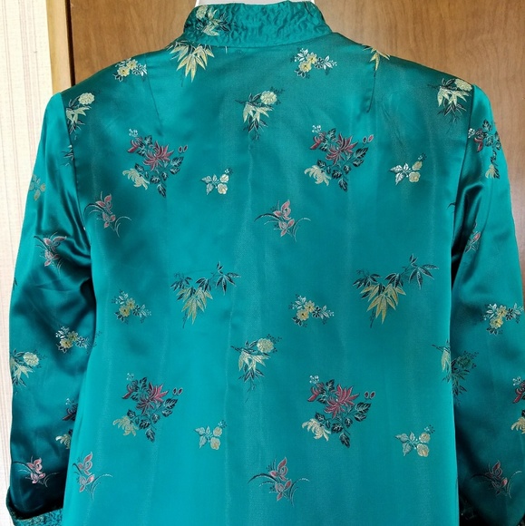 gorgeous 100% silk robe vintage - Picture 5 of 6