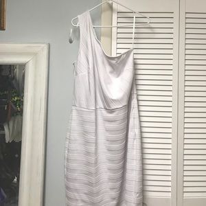White one shoulder dress