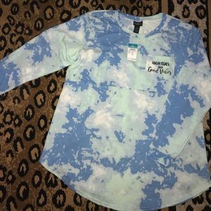NWT TieDye High Tides/Good Vibes Oversized Sweater