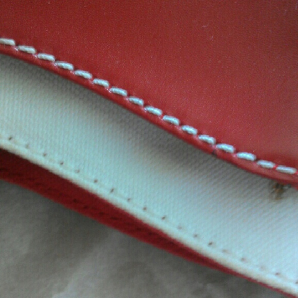 SOLD-Moschino Nautical Red, White and Blue Handbag - Picture 4 of 4