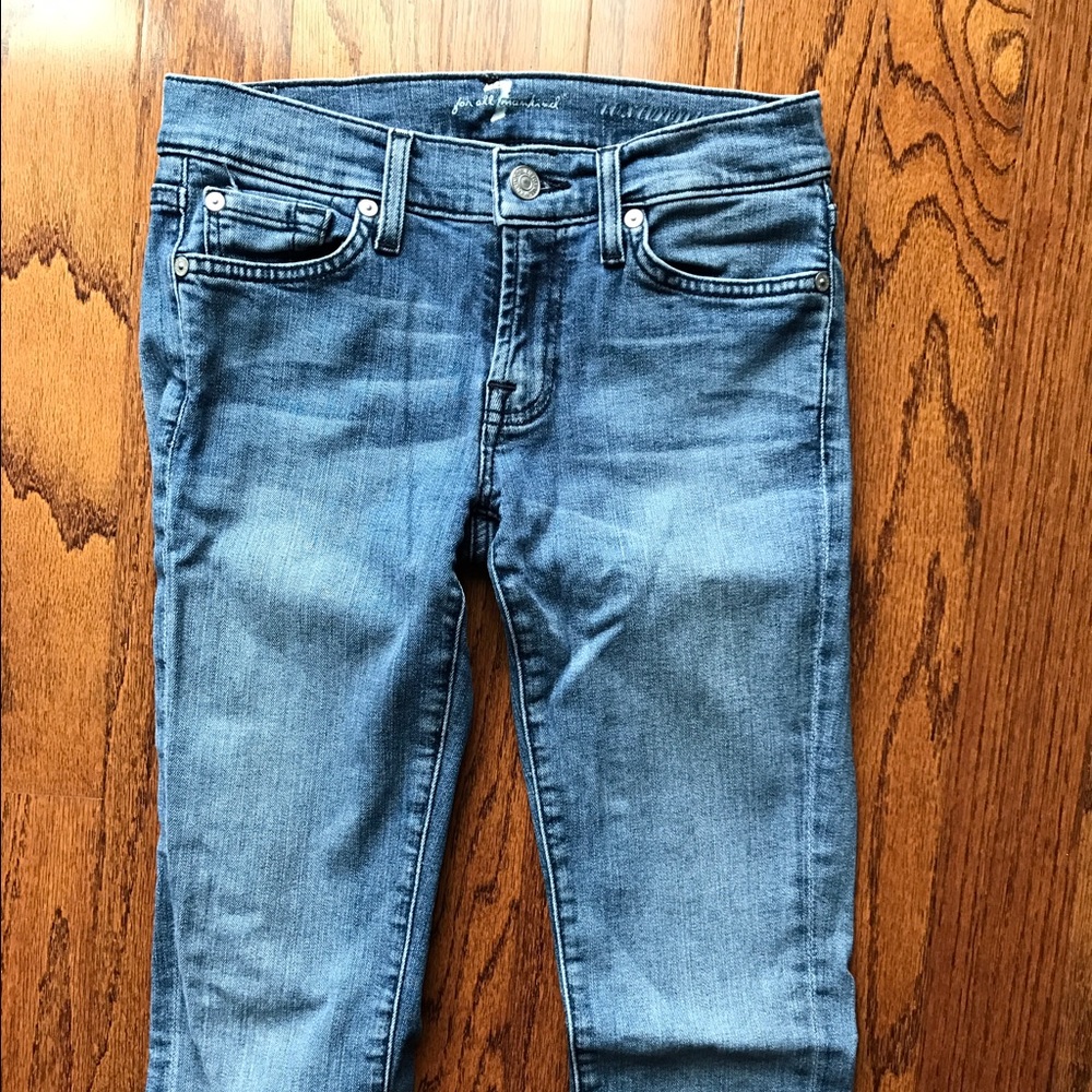 7 for All Mankind Roxanne Size 25 skinny jeans