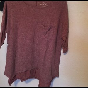 American eagle soft and sexy shirt half sleeve