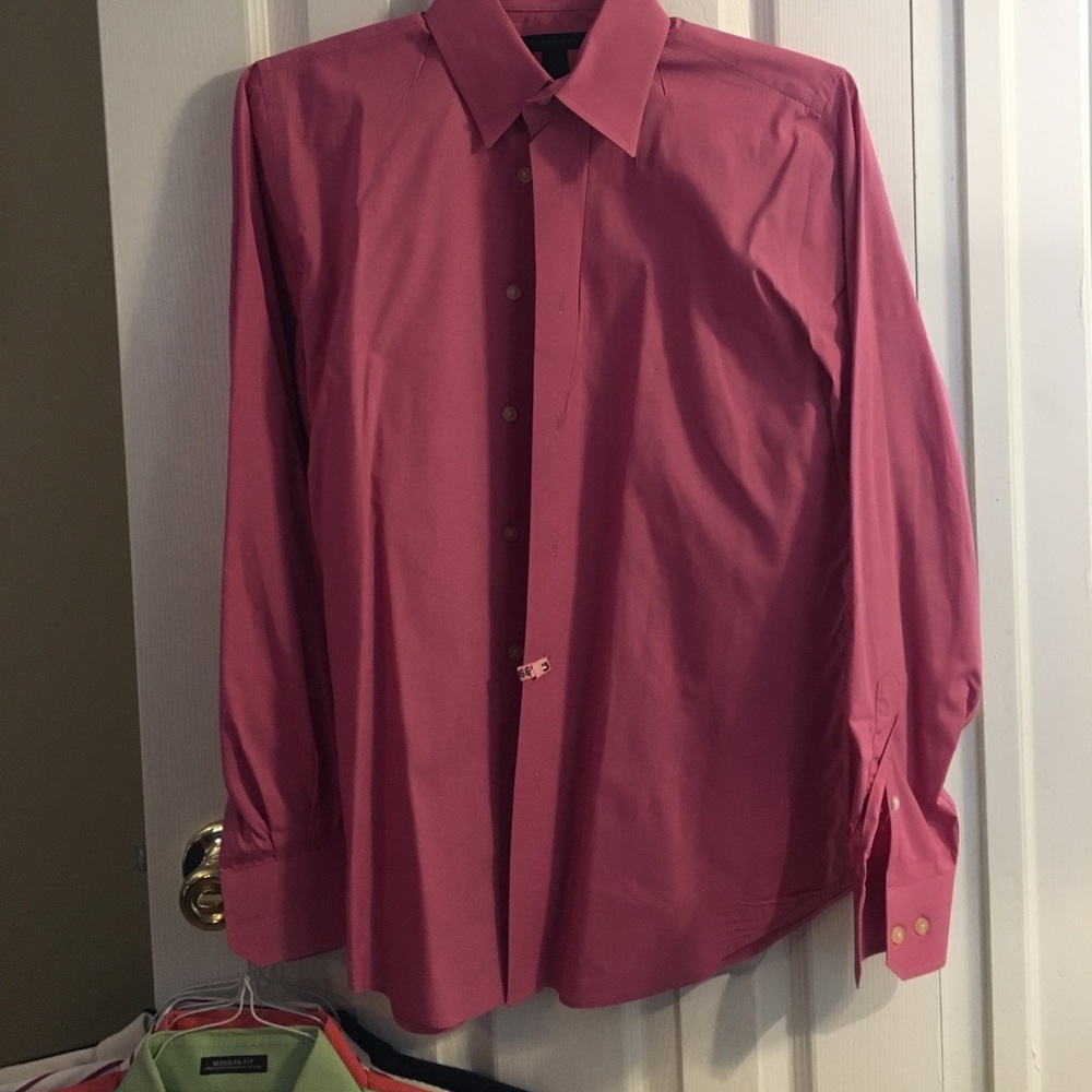 Pink express studio dress shirt