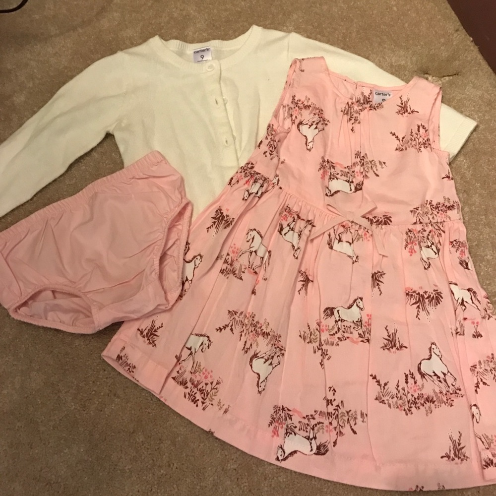 Dress and sweater set
