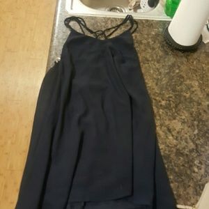 Papaya navy dress