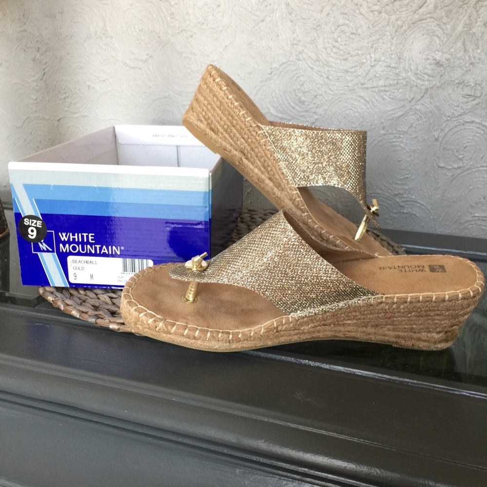 Beautiful pair of wedge sandals