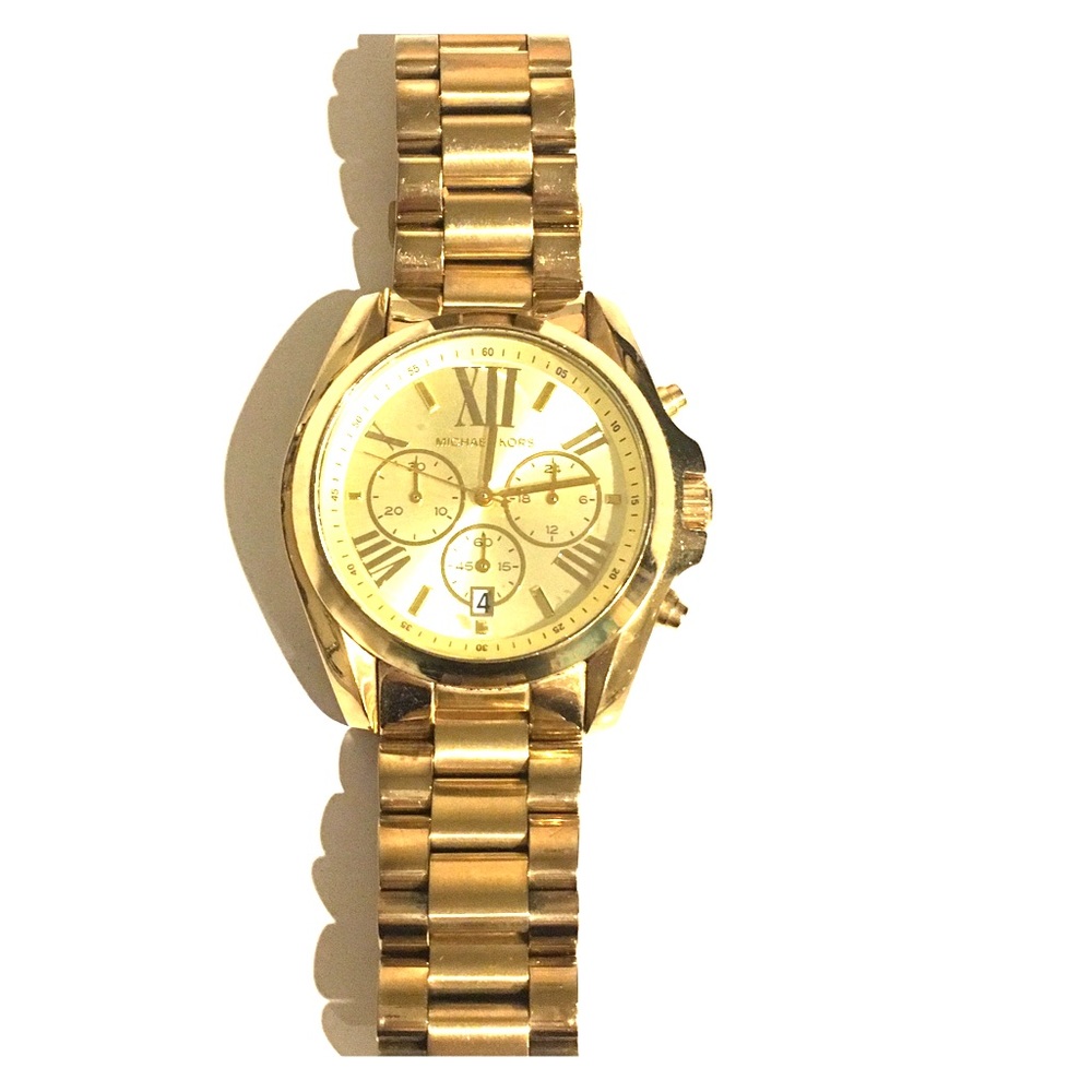 Michael Kors Oversized Runway Watch -Gold