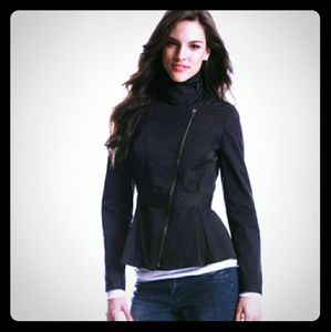 New Black Motorcycle Jacket Armani Exchange