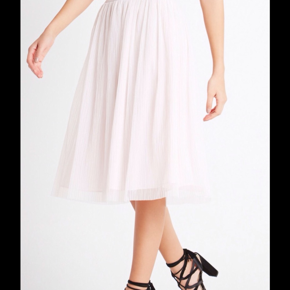 BCBGGeneration polyester mesh skirt