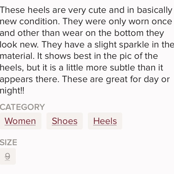 Rampage - Excellent condition - Size 9! - Picture 5 of 5