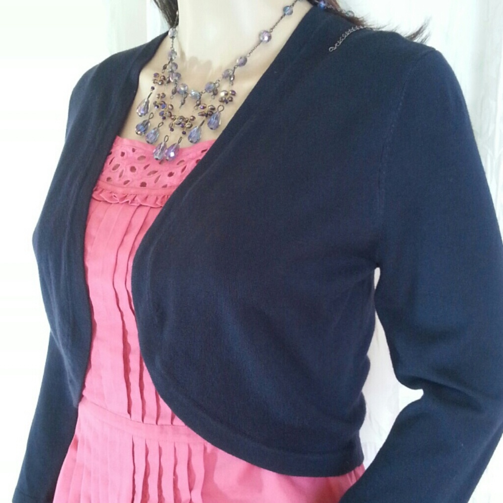 Ann Taylor Navy Cardigan