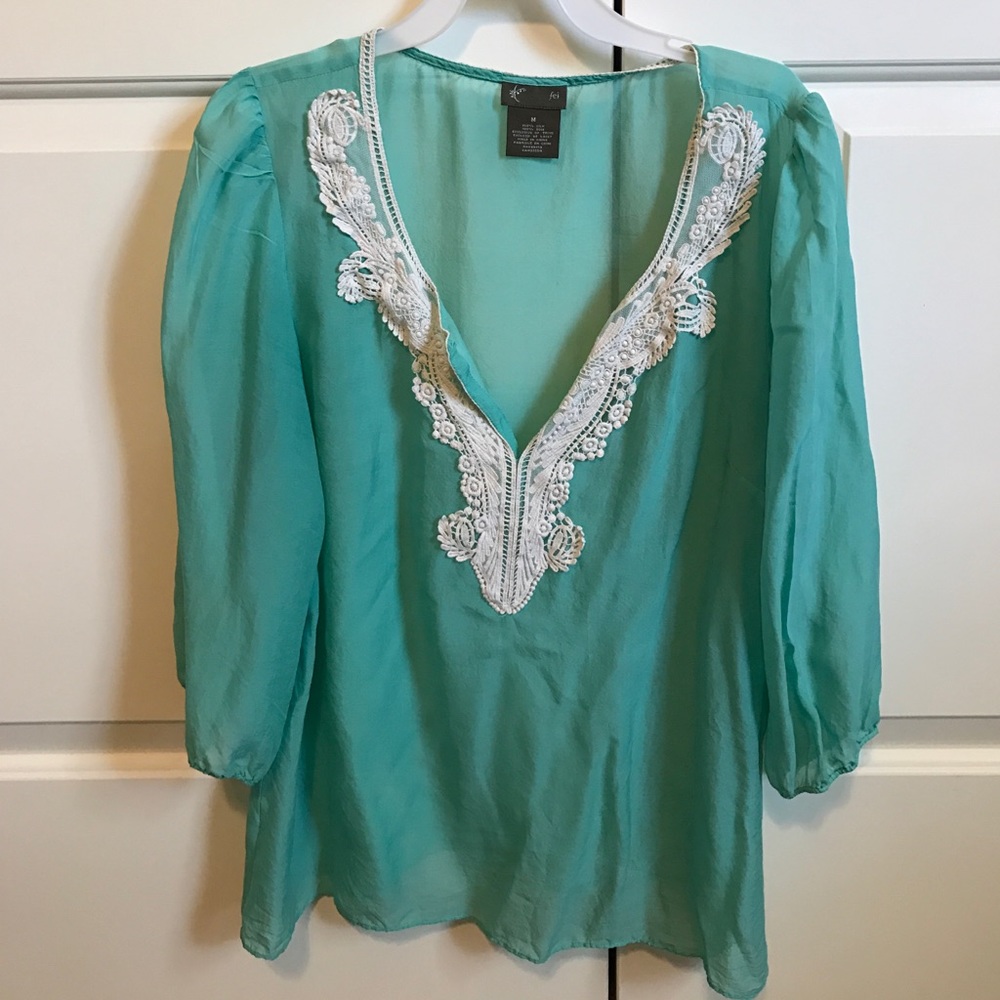 Fei by Anthropologie flowy blouse