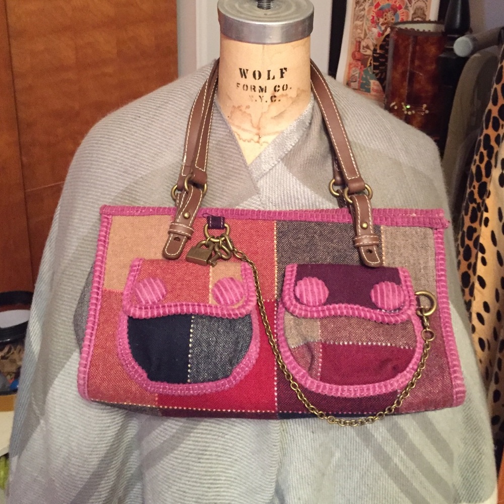 Small plaid purse