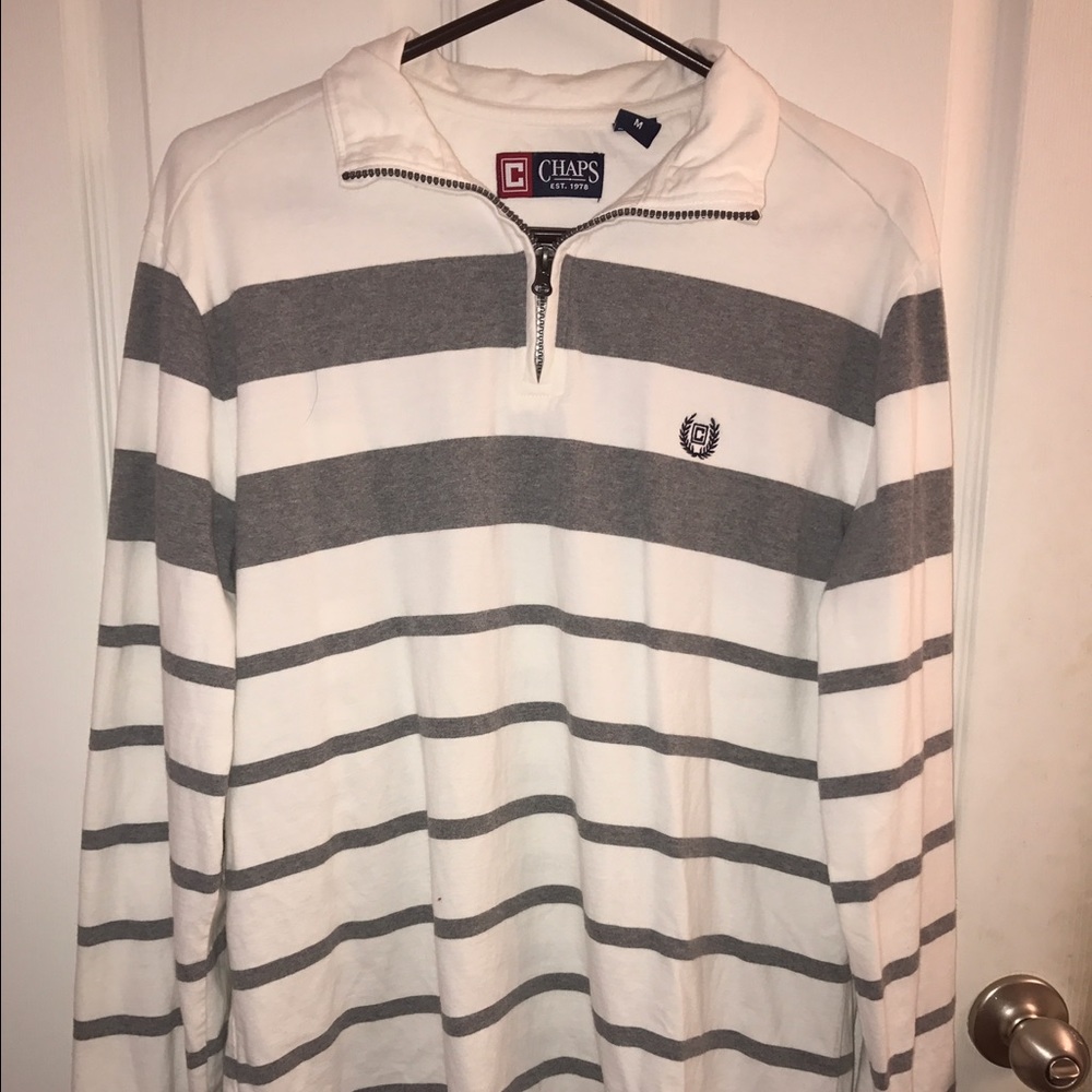 Zip up sweater.