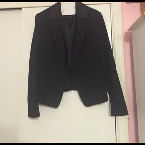 White House Black Market black blazer/work coat