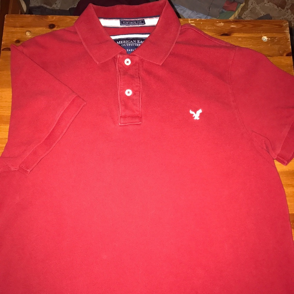 Red American Eagle outfitters Polo shirt