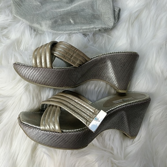 via spiga samaire wedge sneaker