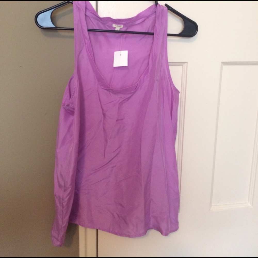New with Tags 100% Silk J. Crew Blouse
