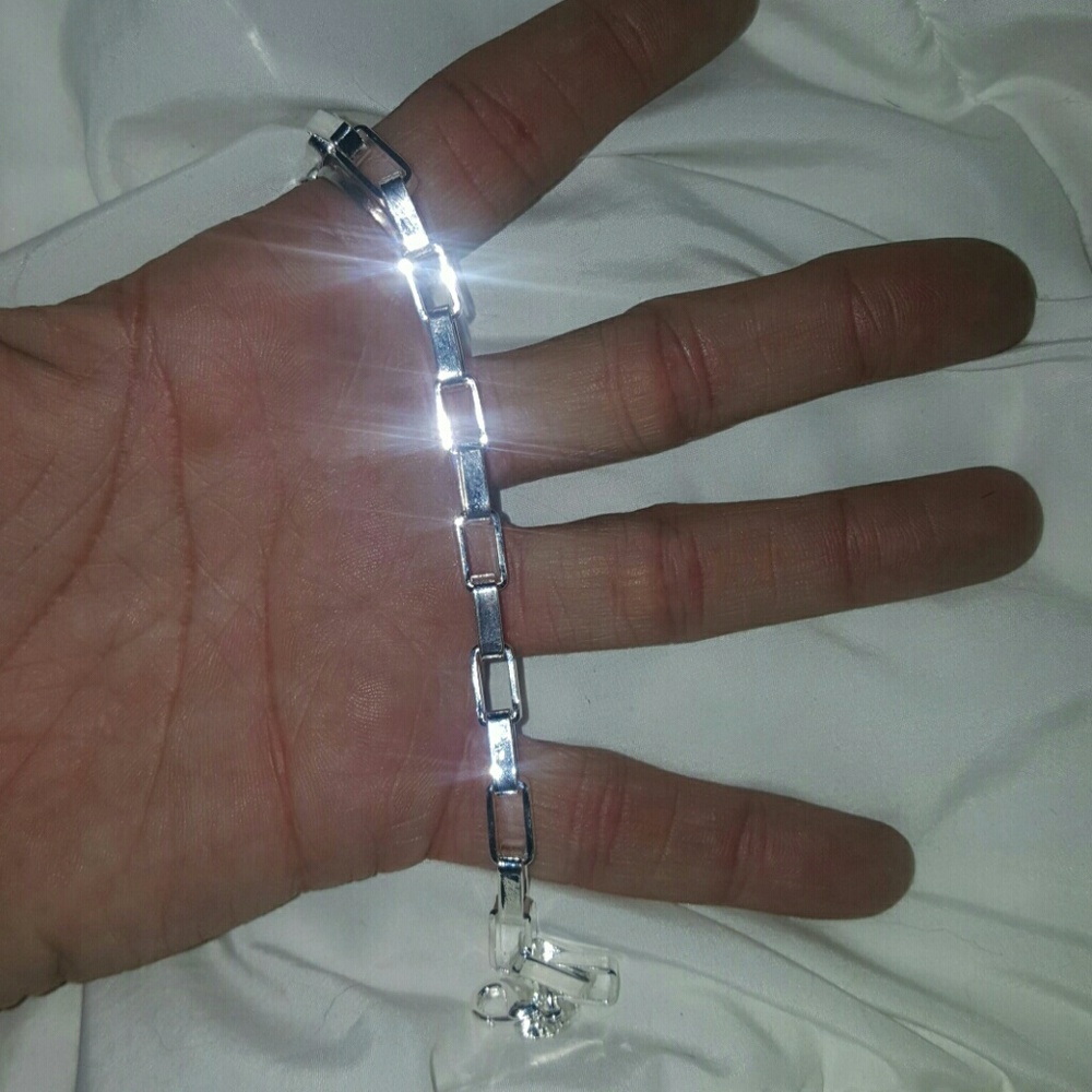 SOLD-    NEW- Silver(925)Link Bracelet