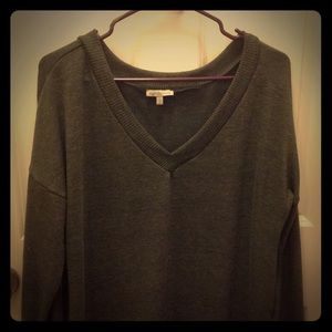 Dark Gray V-neck sweater