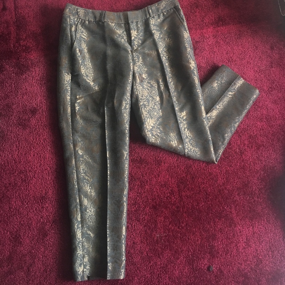 Banana republic gold pants