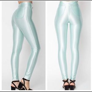 AMERICAN APPAREL MINT (menthe) DISCO PANTS