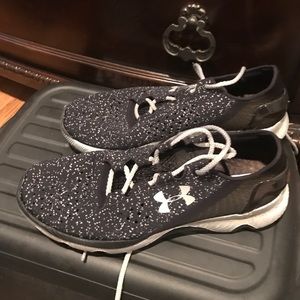Under Armour Black and Grey  Running Shoes