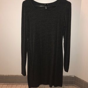 H&M Charcoal Gray Basic Bodycon Dress