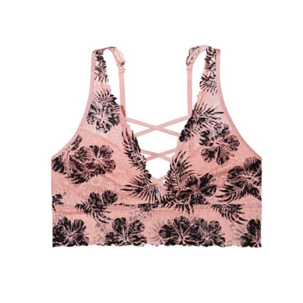 Victoria's Secret Wildflower Lace Plunge Bralette