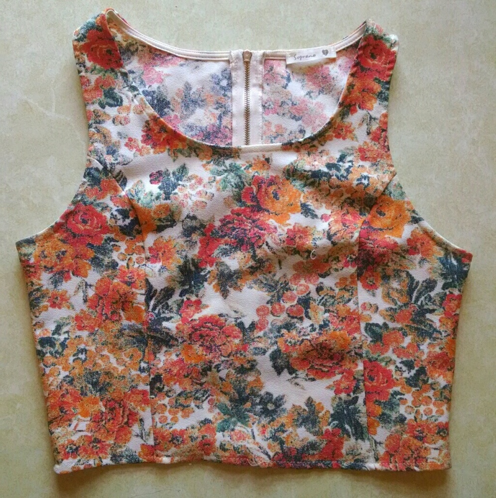 Floral Crop Top