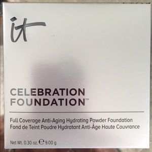 Brand new! IT Cosmetics Celebration foundation.