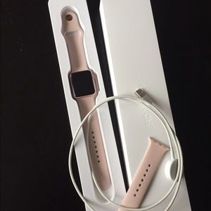 Rose Gold Apple Watch 38mm Series 1.