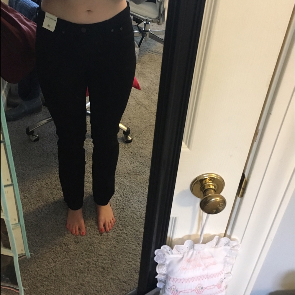 J.Crew size 28 matchstick black jeans