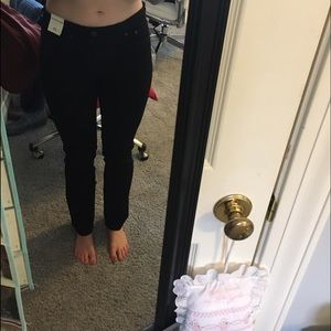 J.Crew size 28 matchstick black jeans