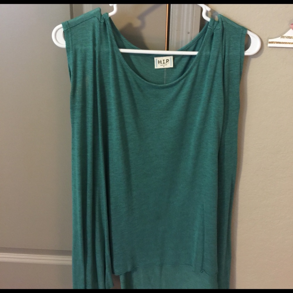 Green tunic shirt from Nordstrom