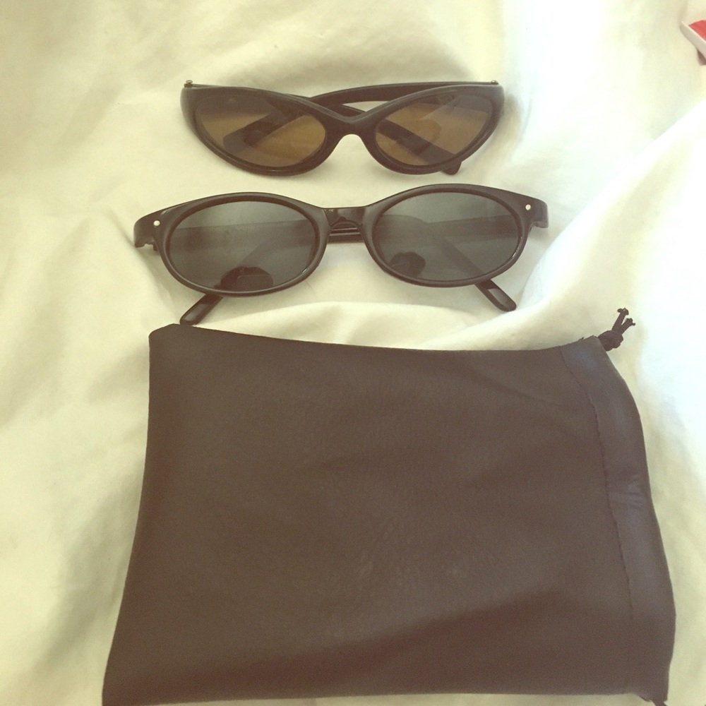 Two sunglasses with case