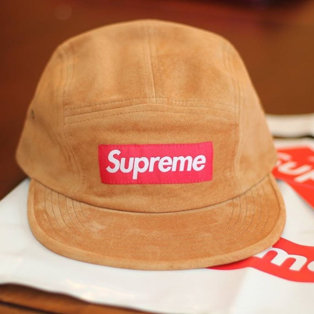 SOLD: Supreme Suede Camp Cap