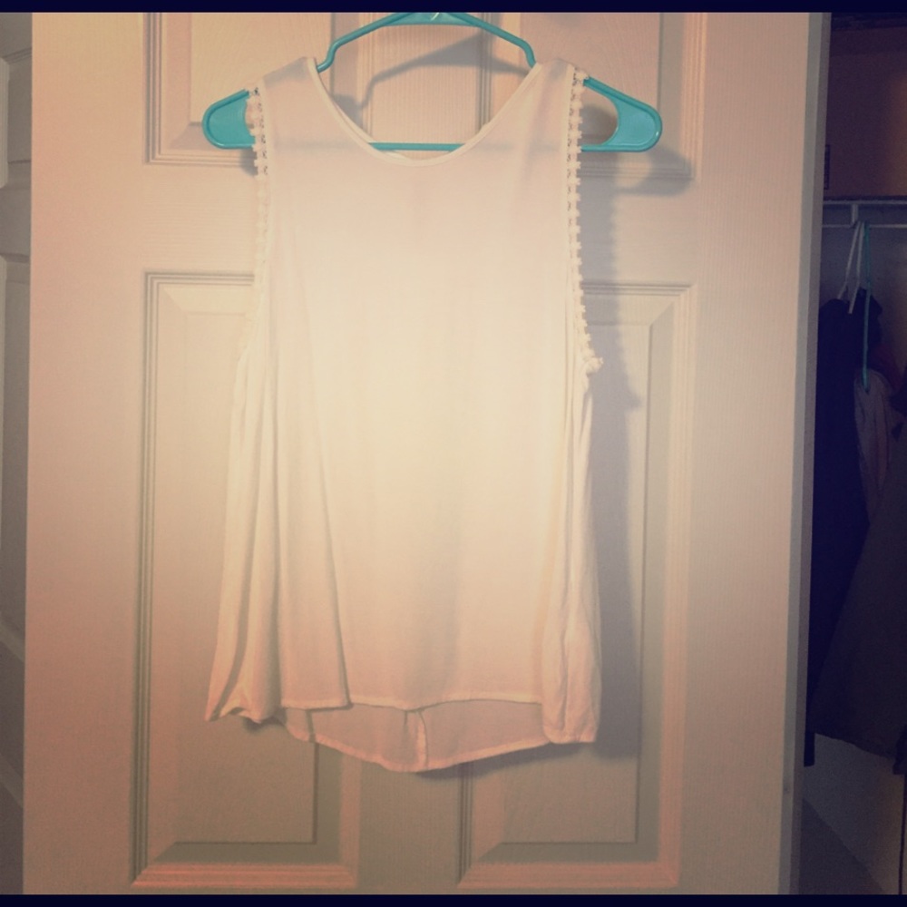 White tank top