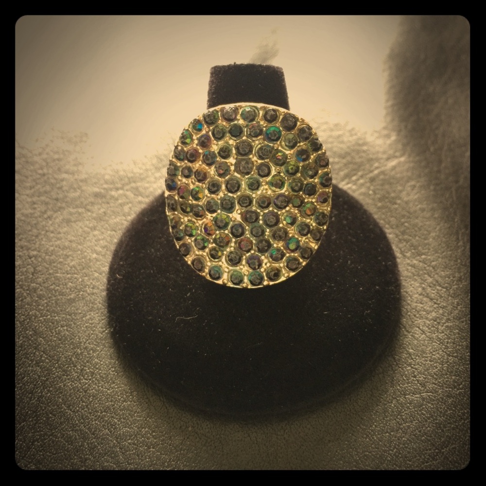 ‼️‼️50% OFF 🐼 | Mulitcolored Stone contoured ring