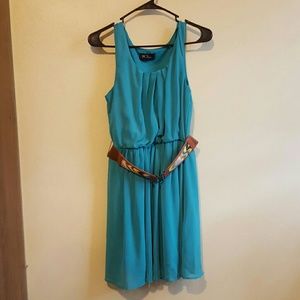 BCX turquoise dress size: M