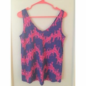 Lilly Pulitzer Gigi Tank Top in Neck in Neck