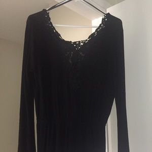 Black Shorts Romper