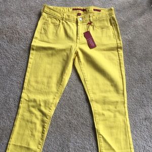 New yellow jeans